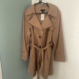 Khaki Trench coat - New with tags and perfect for fall.